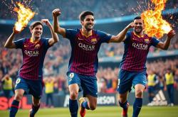 开云体育在线入口-巴萨锋线火力全开，助球队豪取大胜，巴萨历史锋线球员大全